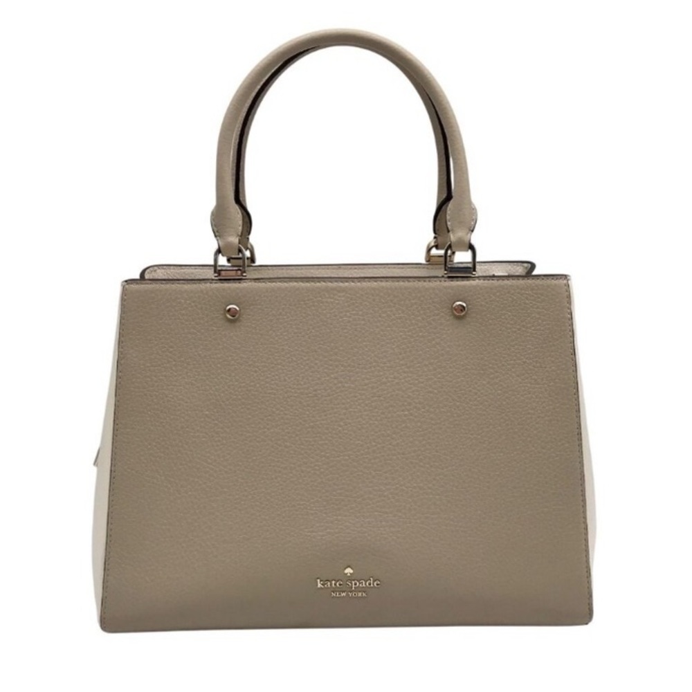 Kate Spade ♠️ -EUC-Light Sand Leila Convertible Satchel Bag - Amazing Condition